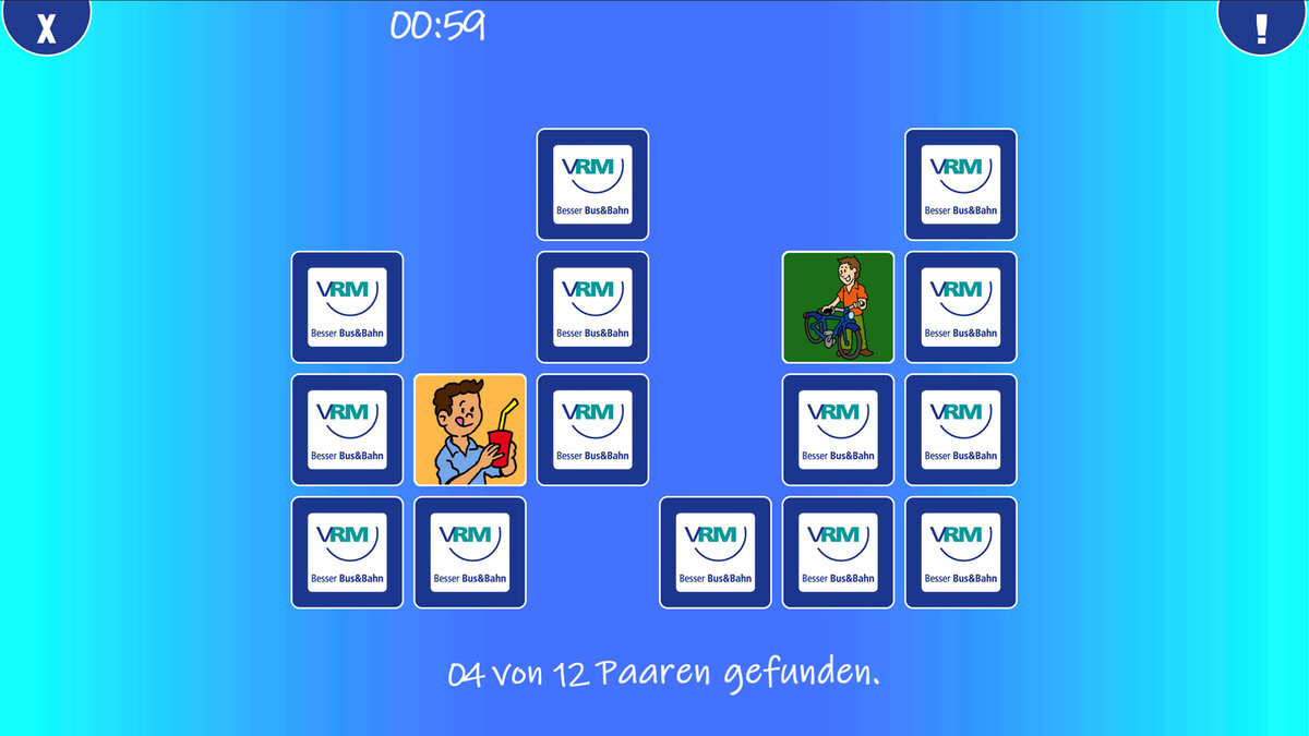 Screenshot aus der App Wimmelspaß im VRM