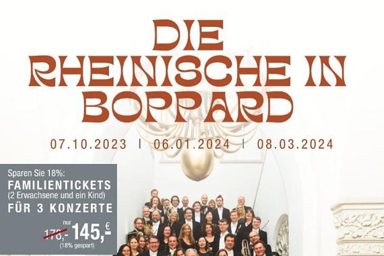 Die Rheinische kommt zu Konzert in die Stadthalle Boppard Die Rheinische kommt zu Konzert in die Stadthalle Boppard